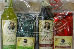 Dárková sada sirup ovocný + káva