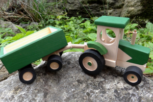 Traktor zelený