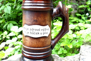 Korbel s nápisem "Moje zdravá výživa..."