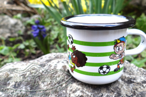 Plecháček Ø 5cm 80ml Fotbal