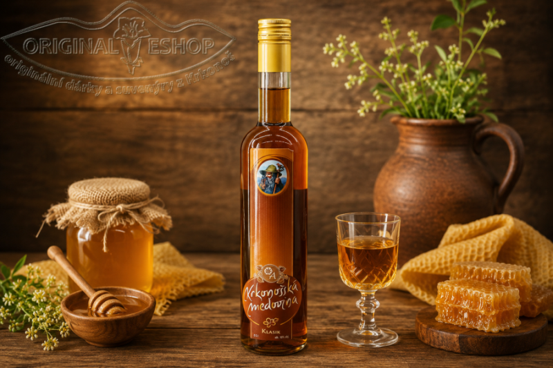 Krkonošská medovina 500ml - klasik