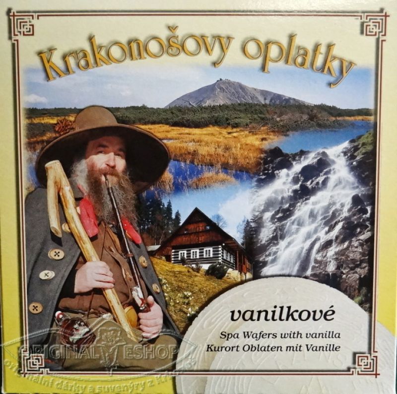 Krakonošovy oplatky velké - vanilka