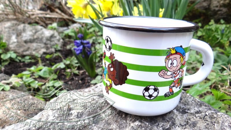 Plecháček Ø 8cm 320ml Fotbal