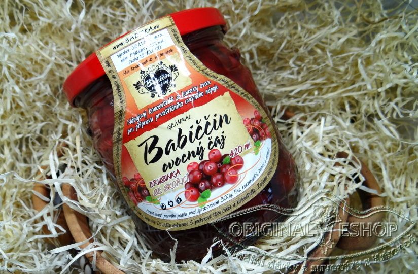 Brusinka se skořicí - rodinné balení