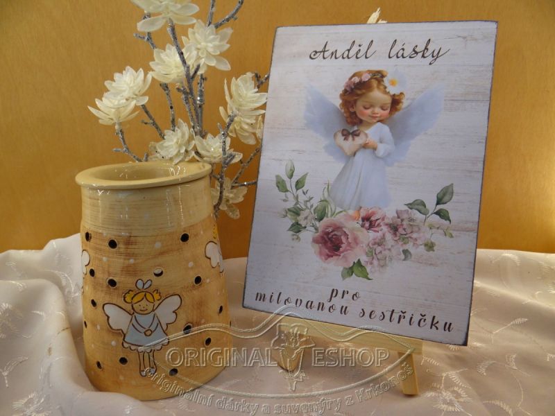 Anděl lásky pro milovanou sestřičku.
