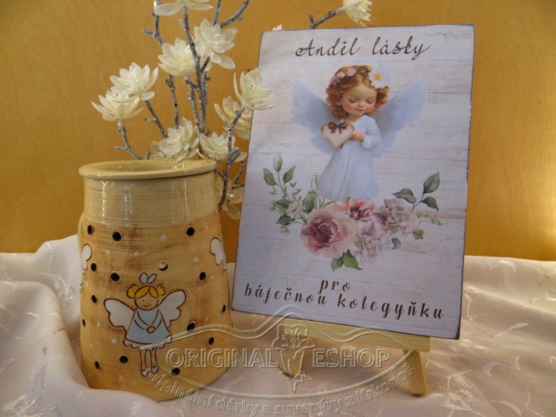 Anděl lásky pro báječnou kolegyňku